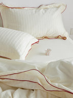 Contour Edge Cotton Jacquard Duvet Cover Set original reference image 4