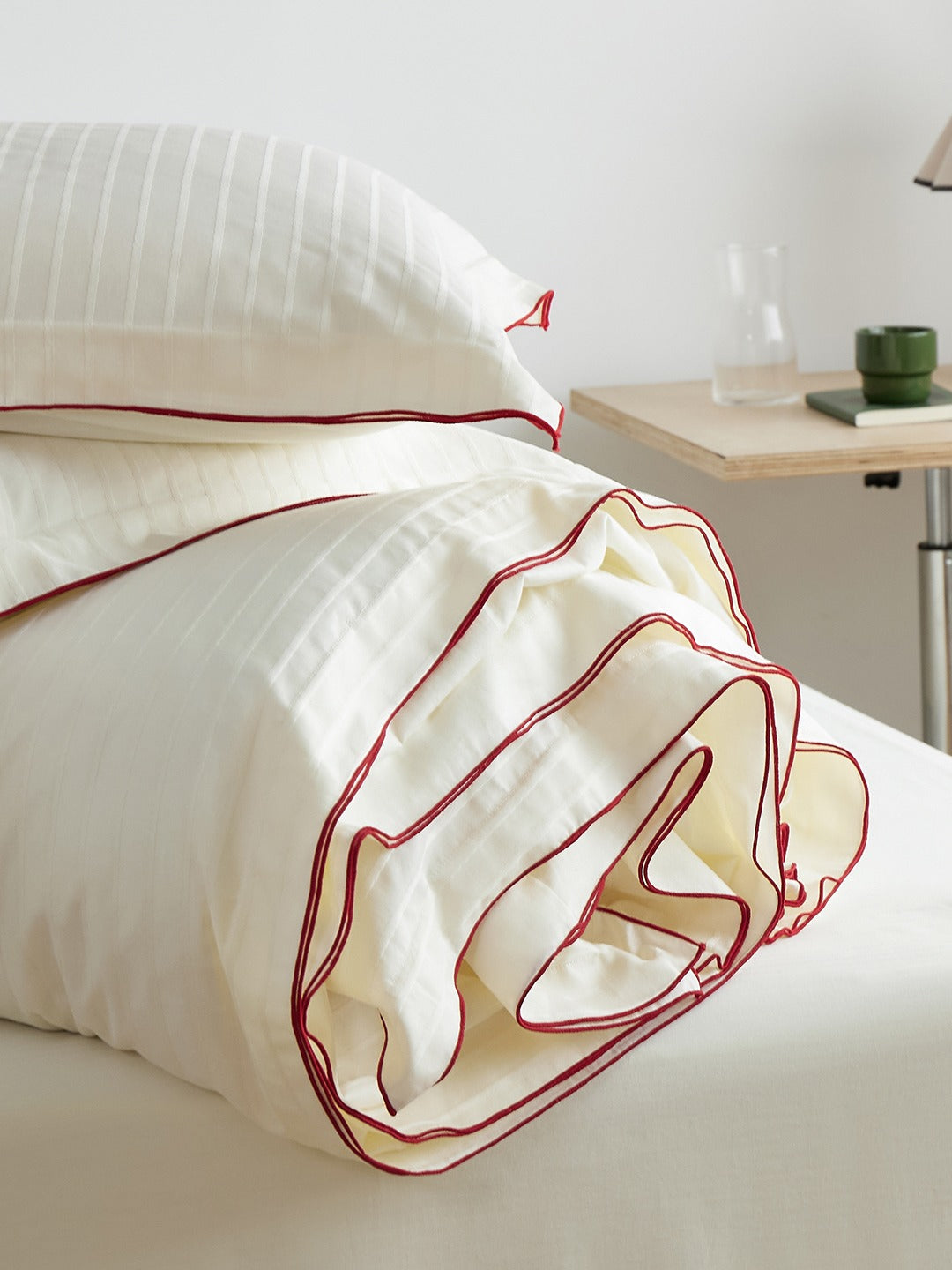 Contour Edge Cotton Jacquard Duvet Cover Set original reference image 7