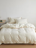 Contour Edge Cotton Jacquard Duvet Cover Set original reference image 8