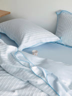 Contour Edge Cotton Jacquard Duvet Cover Set original reference image 11