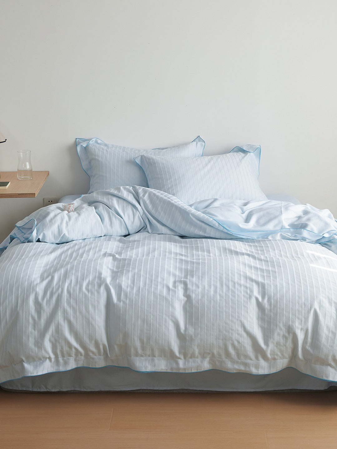 Contour Edge Cotton Jacquard Duvet Cover Set original reference image 16
