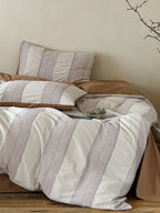 Cordelle Drawstring Waffle Jacquard Duvet Cover original reference image 2