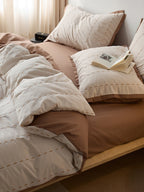 Cordline Cotton Jacquard Duvet Cover Set original reference image 2