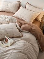 Cordline Cotton Jacquard Duvet Cover Set original reference image 8
