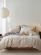 Cordline Cotton Jacquard Duvet Cover Set original reference image 9