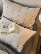 Cordline Cotton Jacquard Duvet Cover Set original reference image 13