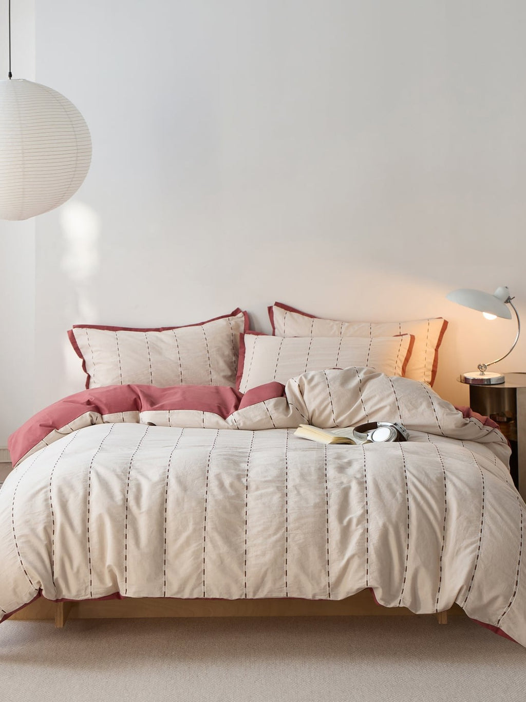 Cordline Cotton Jacquard Duvet Cover Set original reference image 17