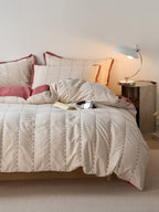 Cordline Cotton Jacquard Duvet Cover Set original reference image 18