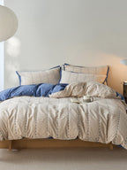 Cordline Cotton Jacquard Duvet Cover Set original reference image 25