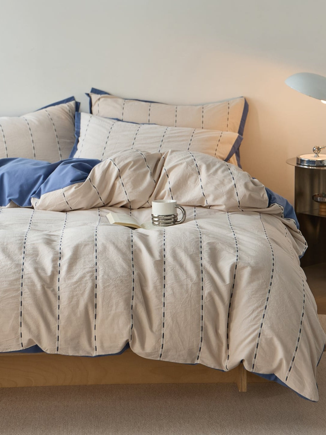 Cordline Cotton Jacquard Duvet Cover Set original reference image 26