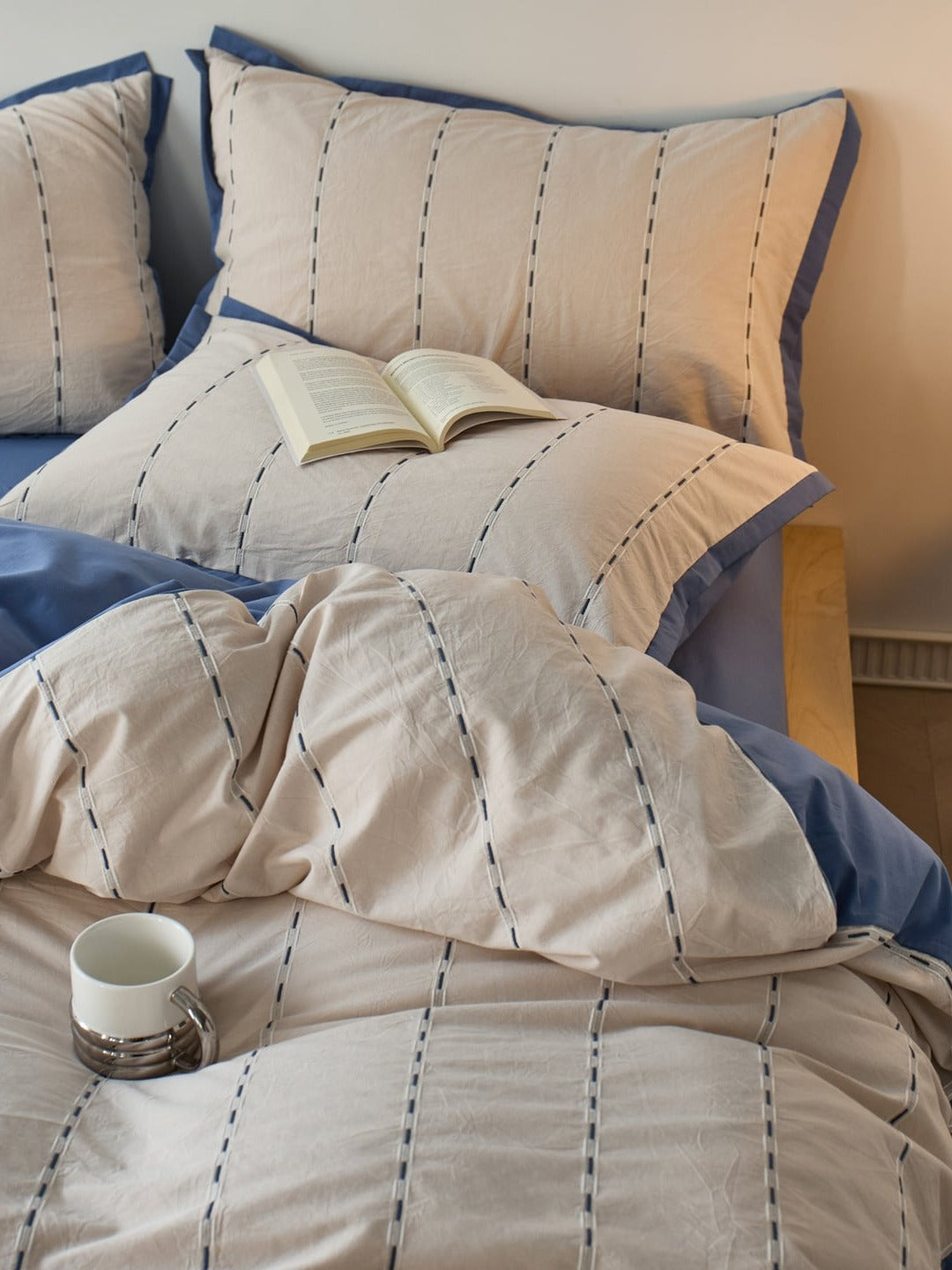 Cordline Cotton Jacquard Duvet Cover Set original reference image 28