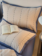 Cordline Cotton Jacquard Duvet Cover Set original reference image 29