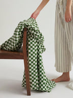 Cotton Gingham Bathrobe - 5 Colors
