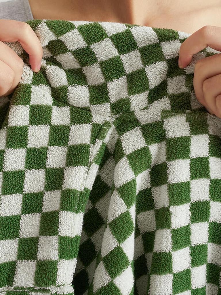 Cotton Gingham Bathrobe - 5 Colors