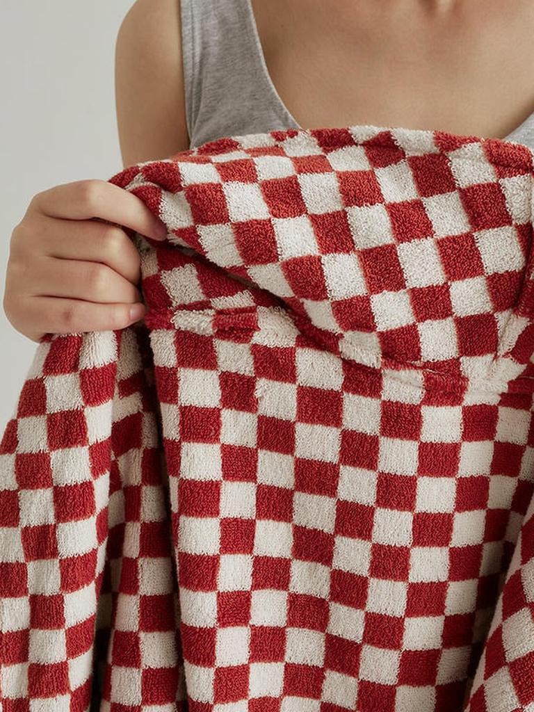 Cotton Gingham Bathrobe - 5 Colors