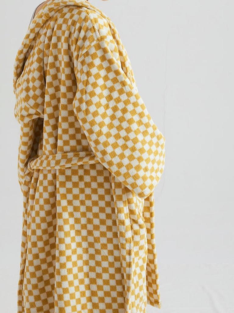 Cotton Gingham Bathrobe - 5 Colors
