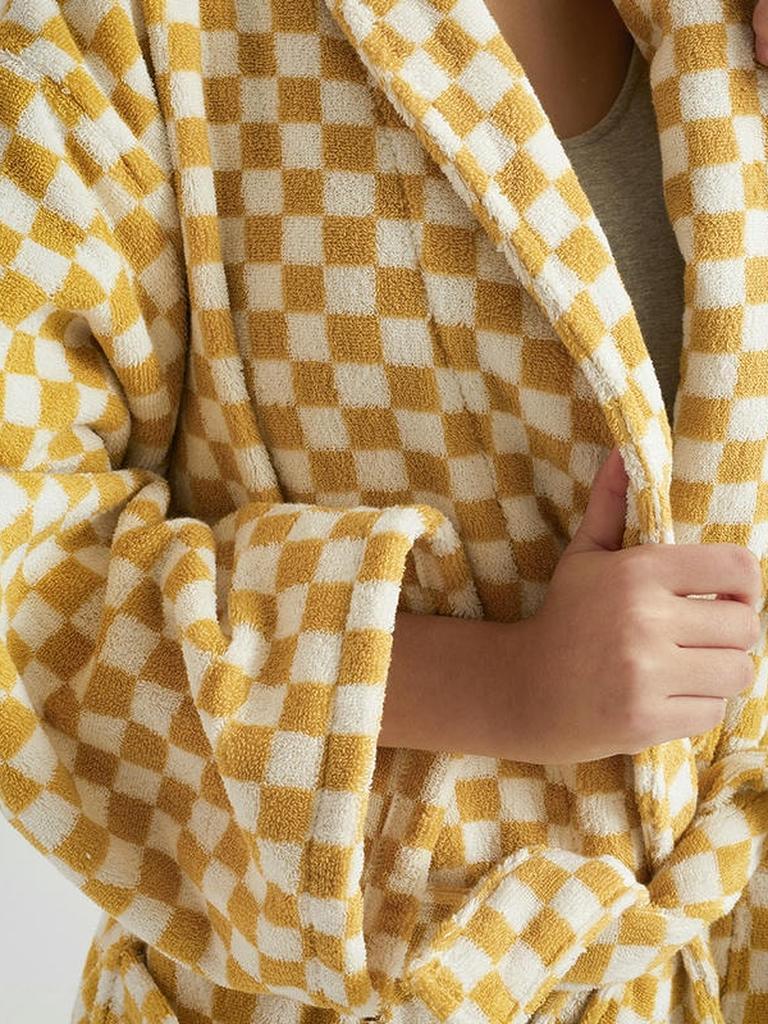 Cotton Gingham Bathrobe - 5 Colors