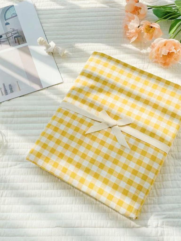 Cotton Gingham Sheet Set - 7 colors