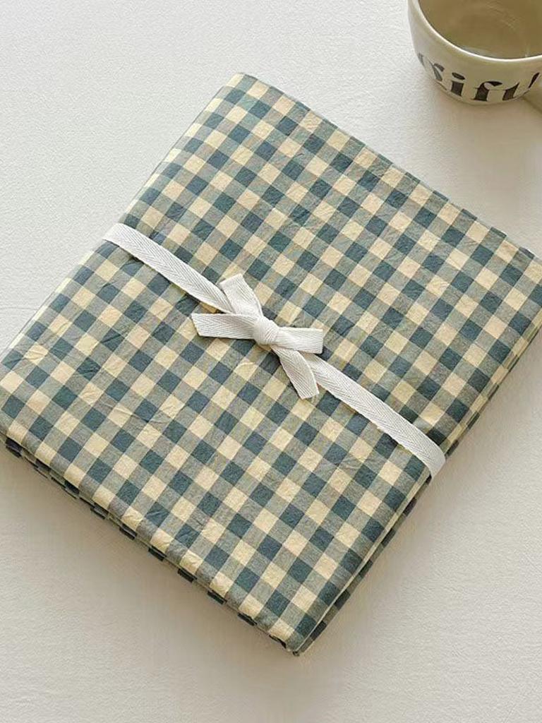 Cotton Gingham Sheet Set - 7 colors
