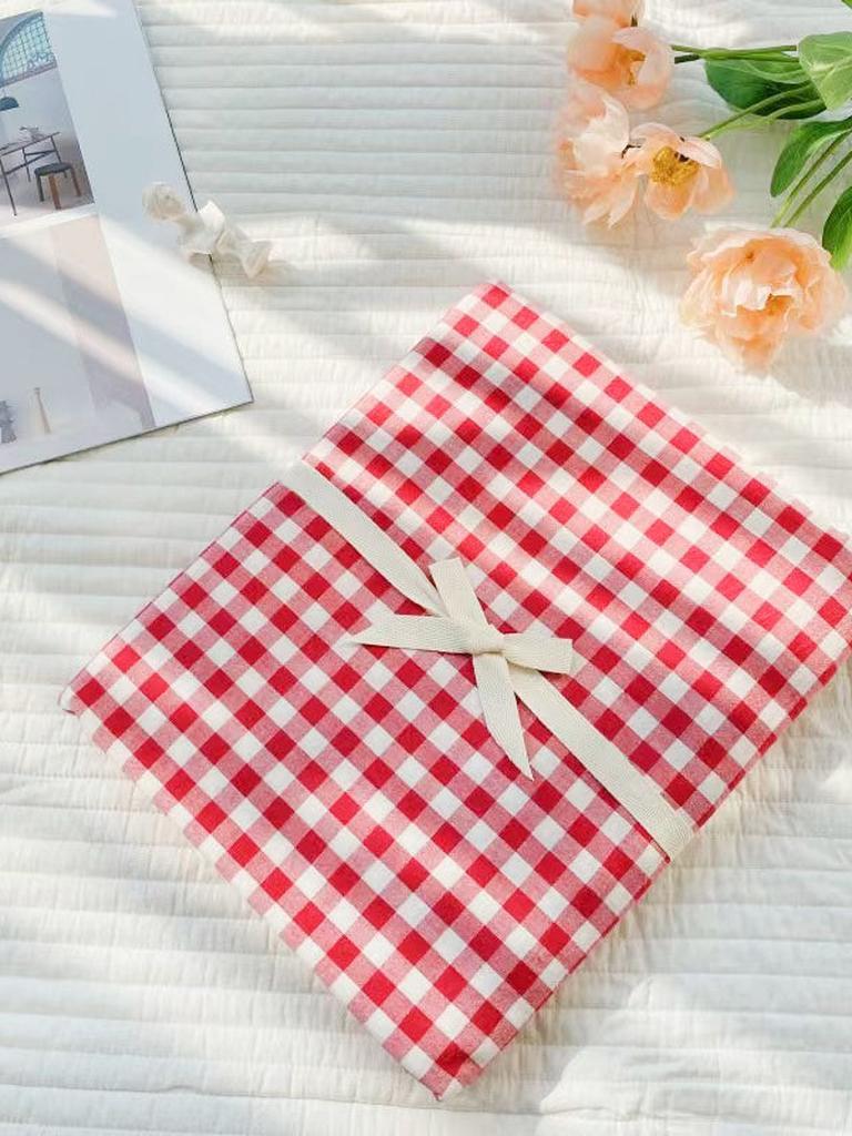 Cotton Gingham Sheet Set - 7 colors