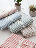 Cotton Gingham Sheet Set - 7 colors