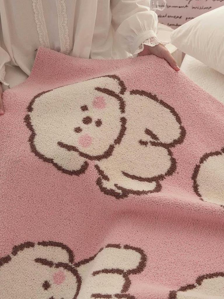 Cutie Bichon Diary Blanket
