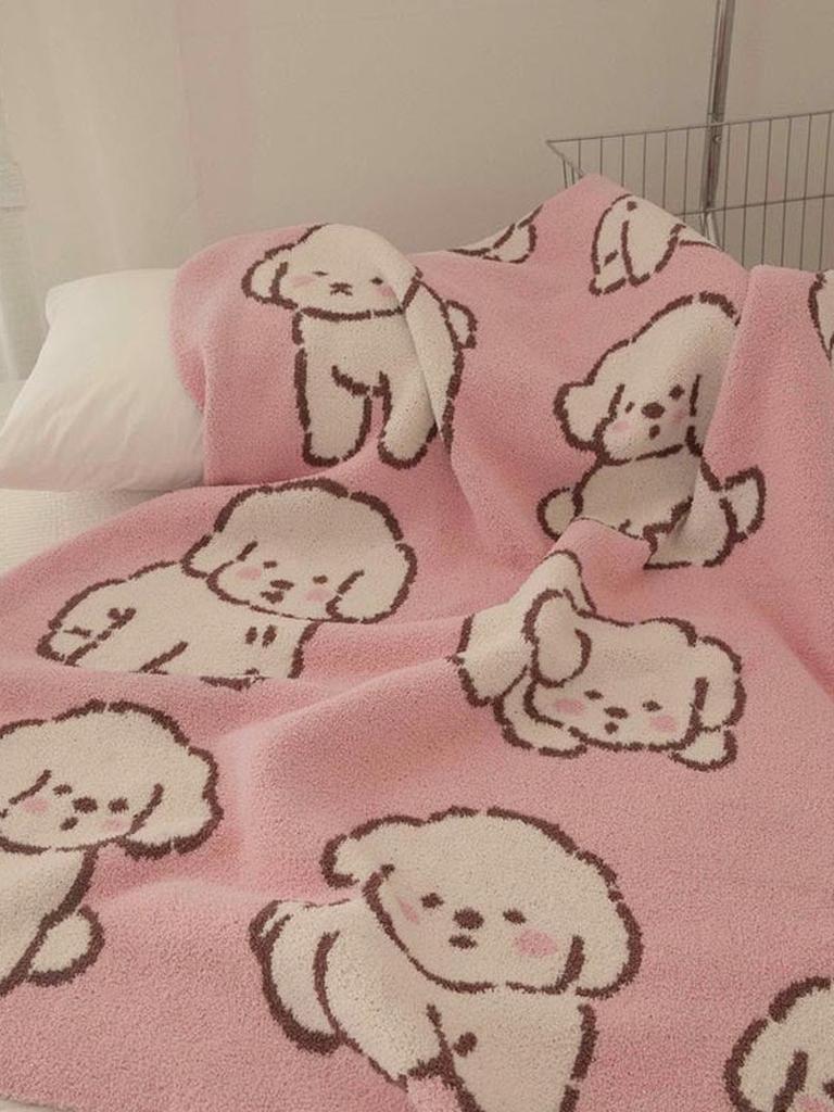 Cutie Bichon Diary Blanket