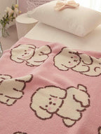 Cutie Bichon Diary Blanket