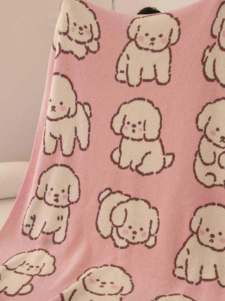Cutie Bichon Diary Blanket