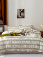 Daybreak Stripe Cotton Seersucker Duvet Cover Set original reference image 24