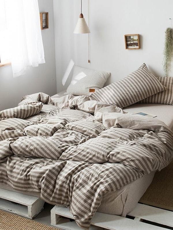 Everyday Cotton Jersey Duvet Cover Set original reference image 1