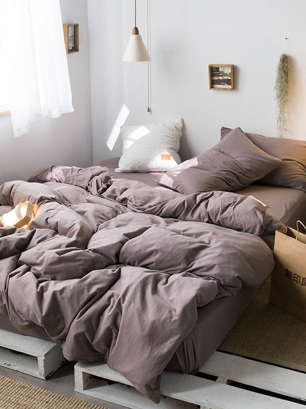 Everyday Cotton Jersey Duvet Cover Set original reference image 118