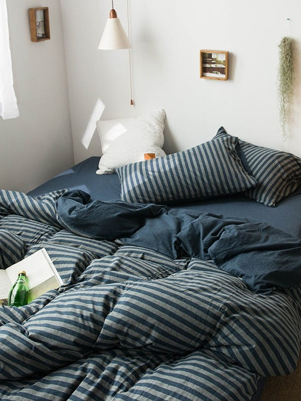 Everyday Cotton Jersey Duvet Cover Set original reference image 39