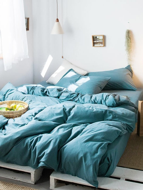 Everyday Cotton Jersey Duvet Cover Set original reference image 45