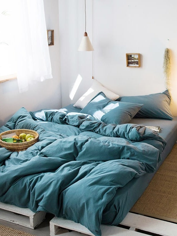 Everyday Cotton Jersey Duvet Cover Set original reference image 48