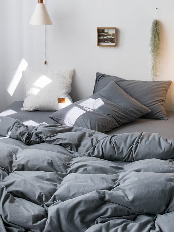 Everyday Cotton Jersey Duvet Cover Set original reference image 56
