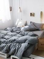 Everyday Cotton Jersey Duvet Cover Set original reference image 58