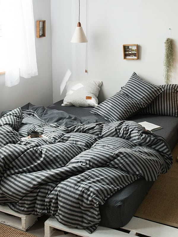 Everyday Cotton Jersey Duvet Cover Set original reference image 76
