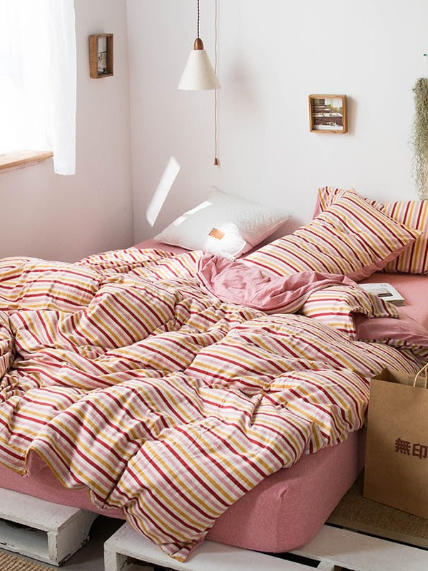 Everyday Cotton Jersey Duvet Cover Set original reference image 83