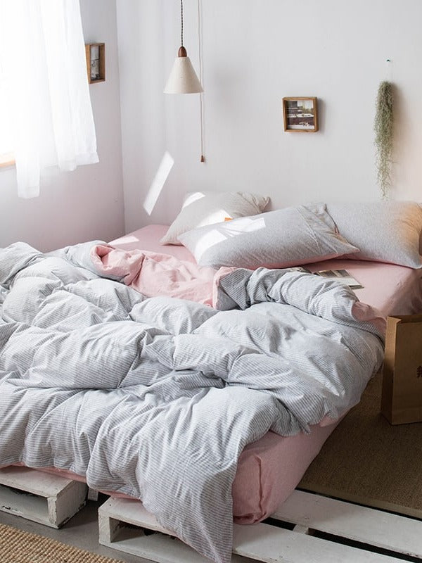 Everyday Cotton Jersey Duvet Cover Set original reference image 90