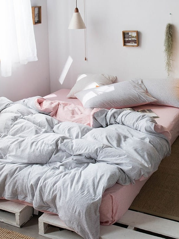 Everyday Cotton Jersey Duvet Cover Set original reference image 94