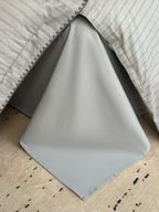 Fine Stripe Shell-Edge Brushed Cotton Duvet Cover Set original reference image 28