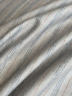 Fine Stripe Shell-Edge Brushed Cotton Duvet Cover Set original reference image 29
