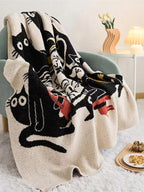 Funny Cats Fleece Blanket