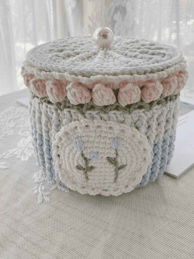 Garden Collection - Handmade Ombre Crochet Organizer