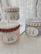 Garden Collection - Handmade Ombre Crochet Organizer