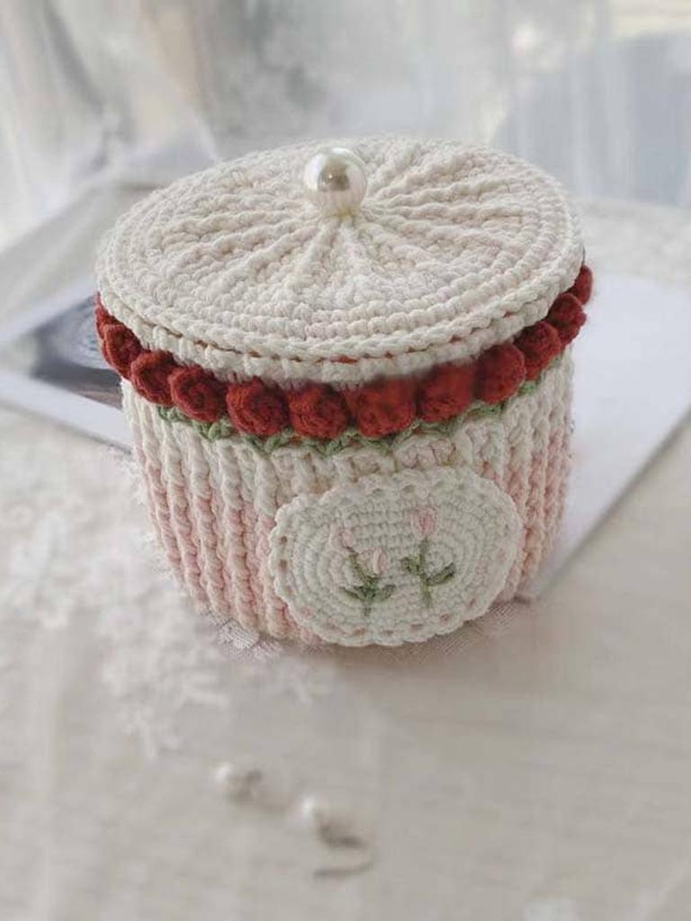 Garden Collection - Handmade Ombre Crochet Organizer