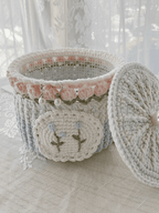 Garden Collection - Handmade Ombre Crochet Organizer