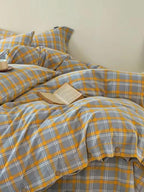 Gingham Bedding Set - Mint Green