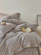 Gingham Bedding Set - Pink